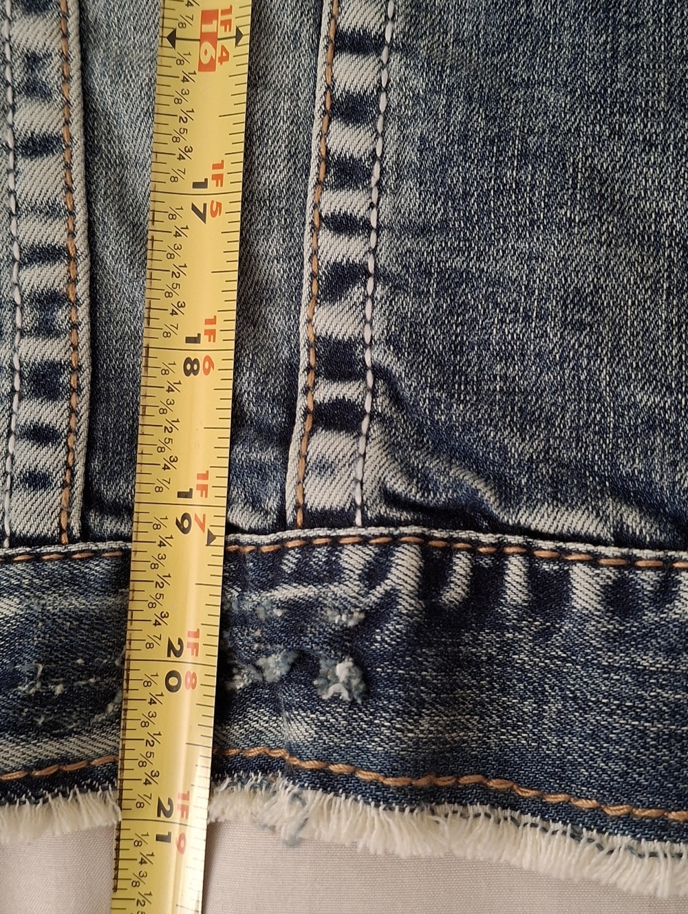 Grace In LA Embroidered Denim Jacket Sz L - Picture 12 of 12